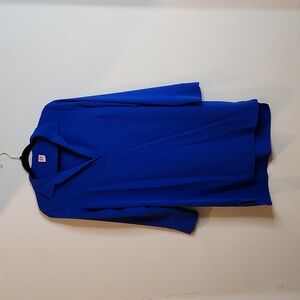 Blue high low shirt dress R13